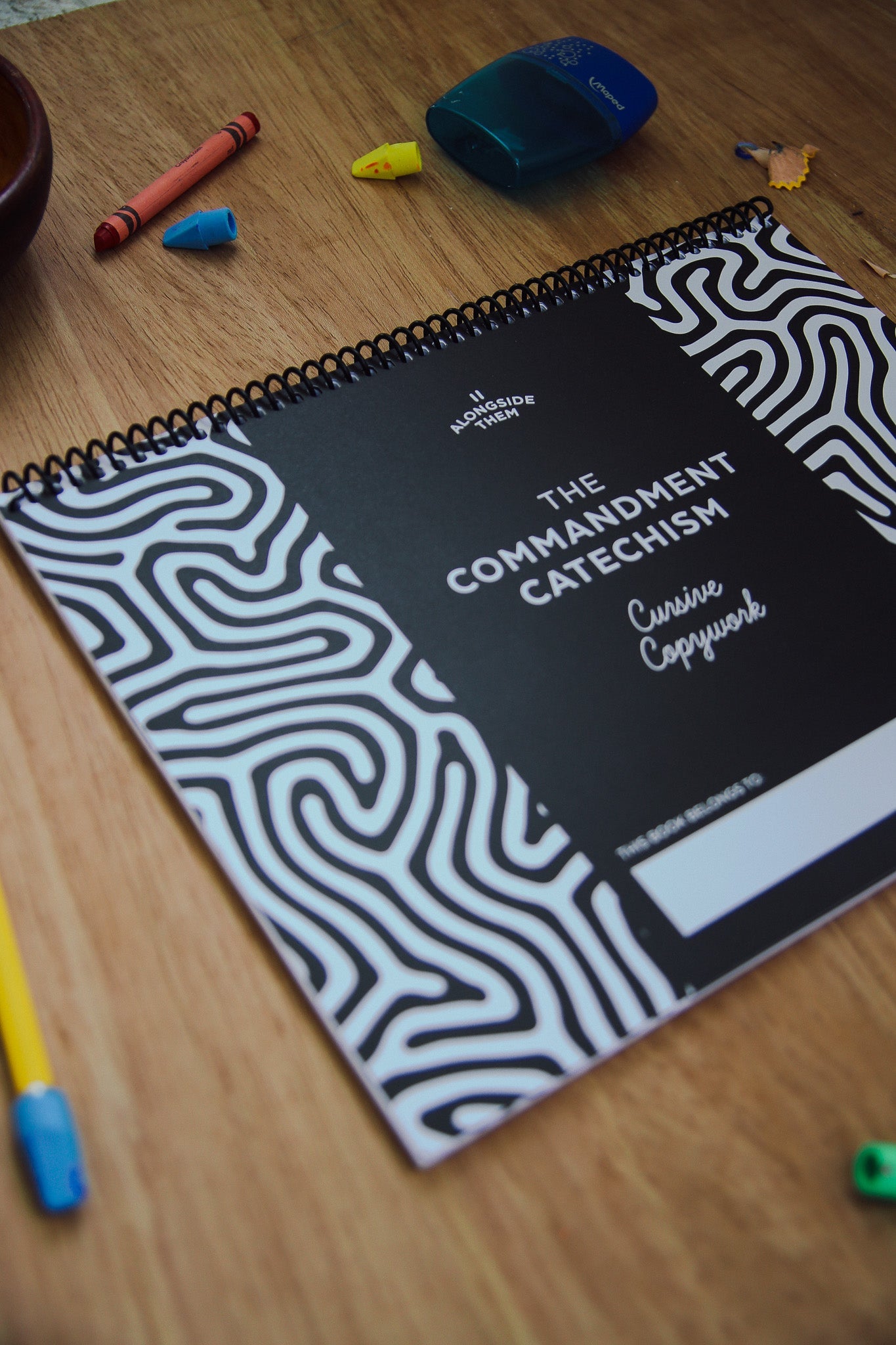 DIGITAL | The Commandment Catechism Cursive Copywork