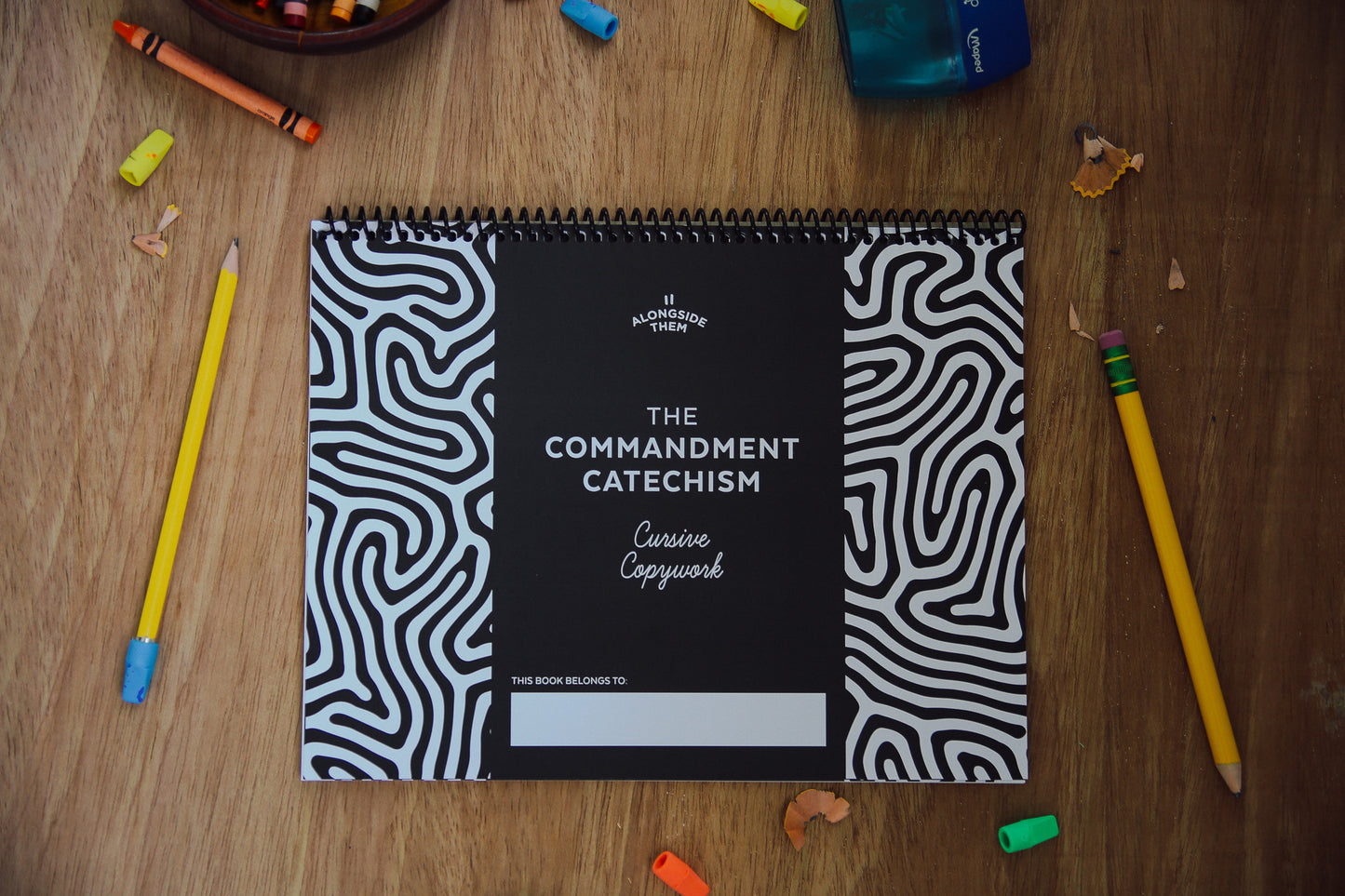 The Commandment Catechism Cursive Copywork