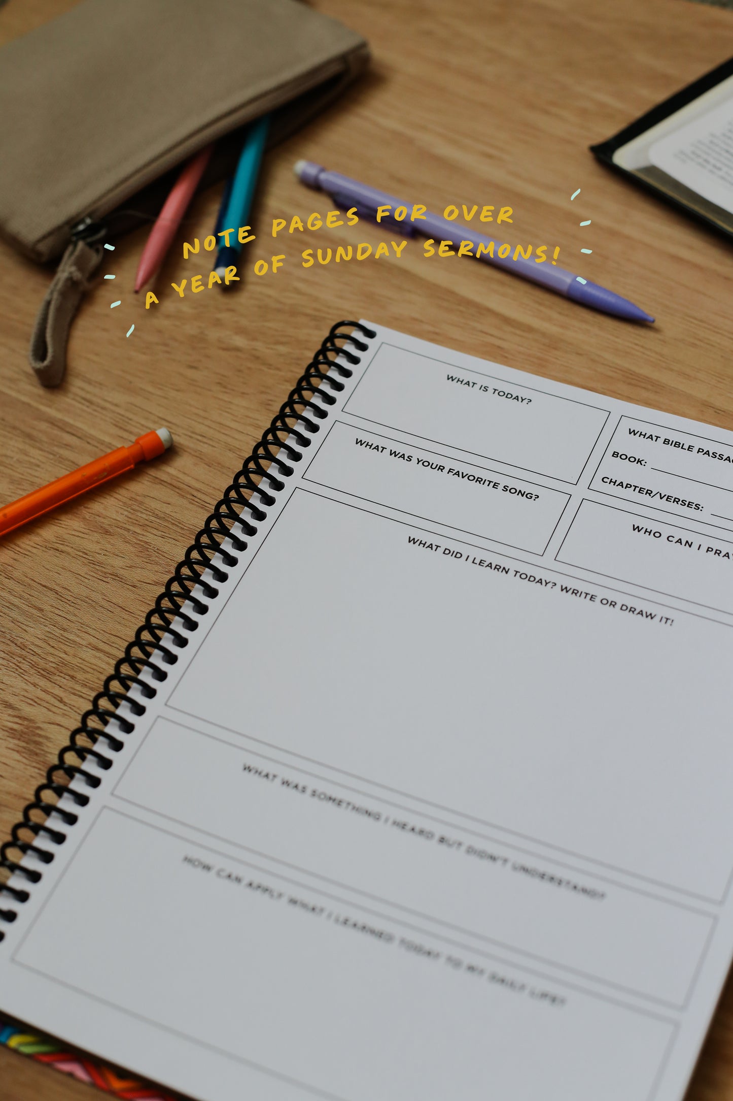 Sermon Notebook for Kids