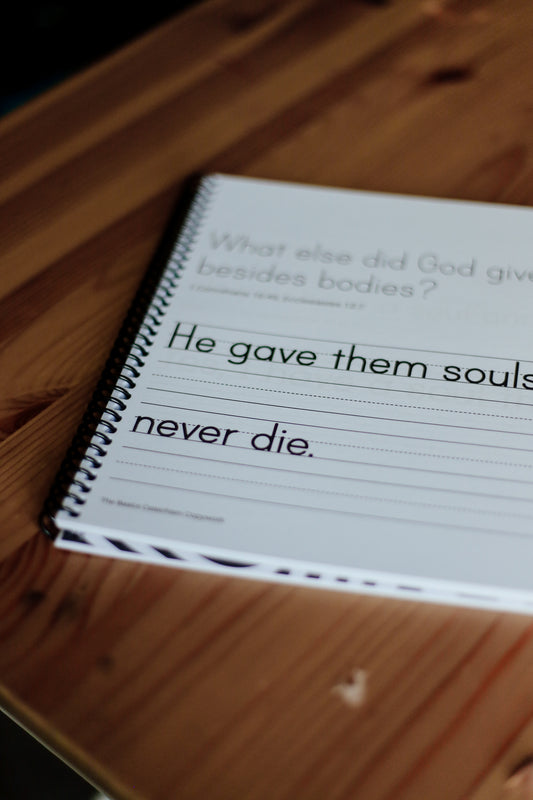 The Basics Catechism Print Copywork