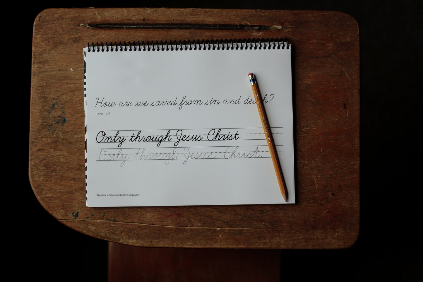 The Basics Catechism Cursive Copywork