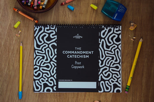 DIGITAL | The Commandment Catechism Print Copywork