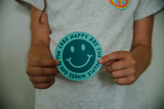 Happy are the People Sticker