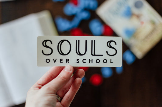 Souls Over School Sticker