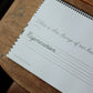 The Basics Catechism Cursive Copywork