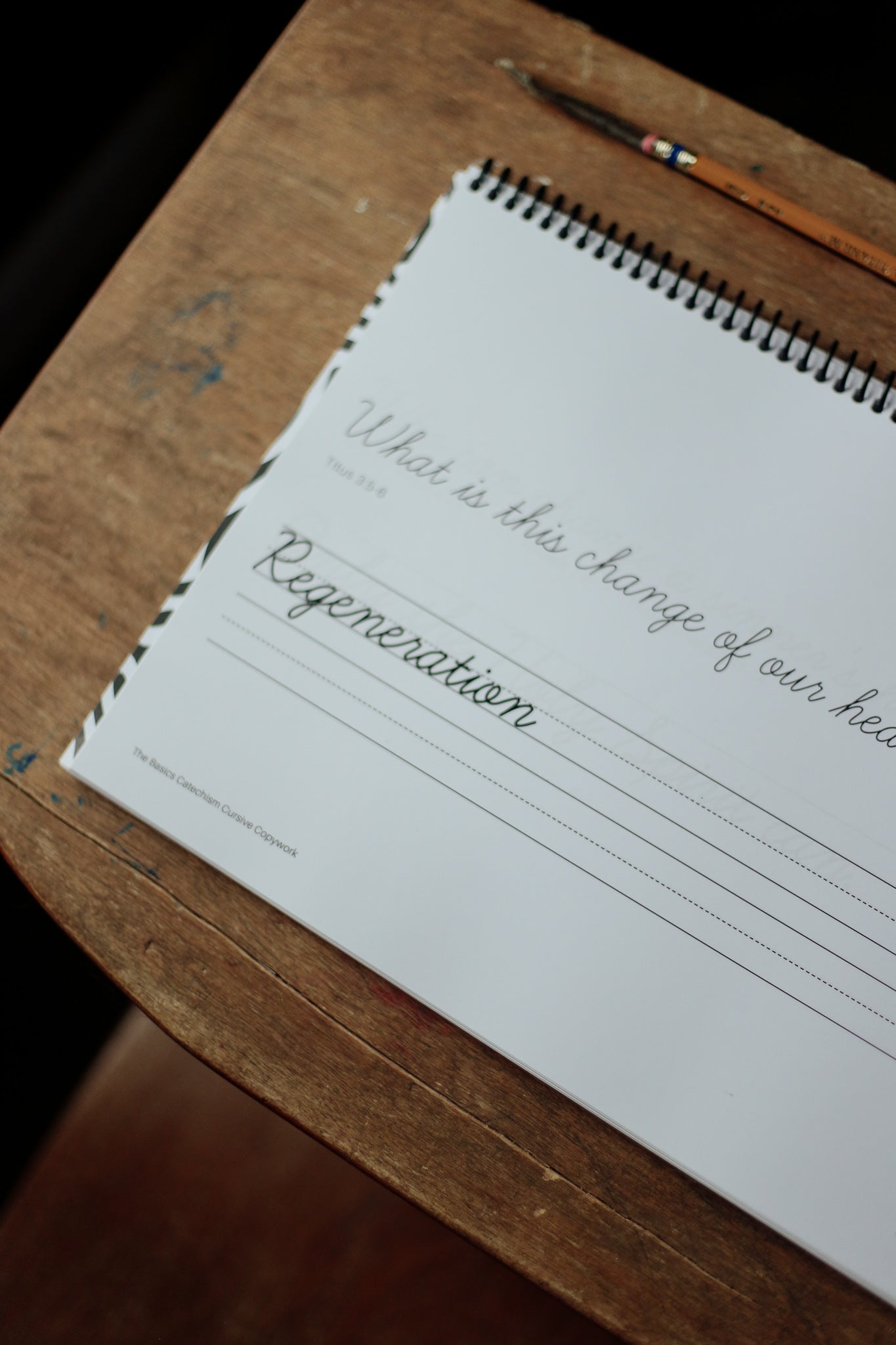 The Basics Catechism Cursive Copywork